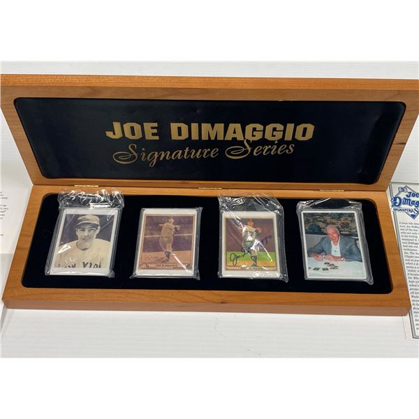 Joe DiMaggio Signature Series Porcelain Card Set(1 Signed Card)