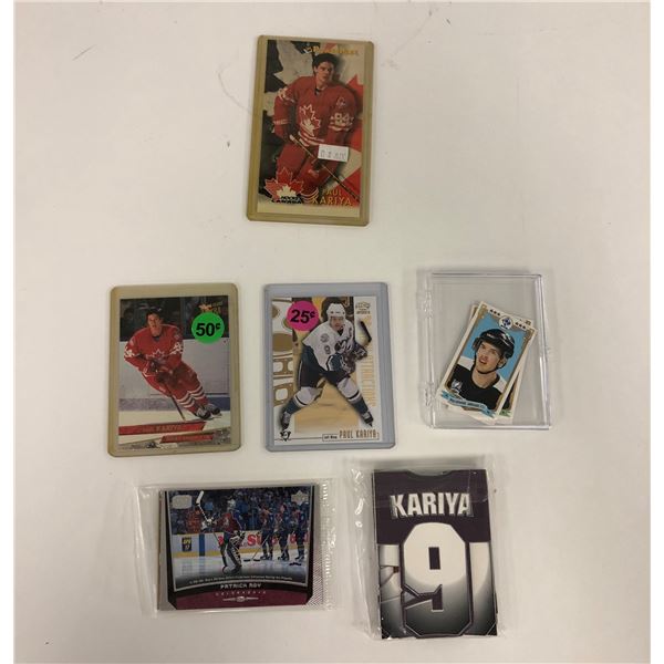 Lot of Paul Kariya and Mike Modano NHL Hockey Cards