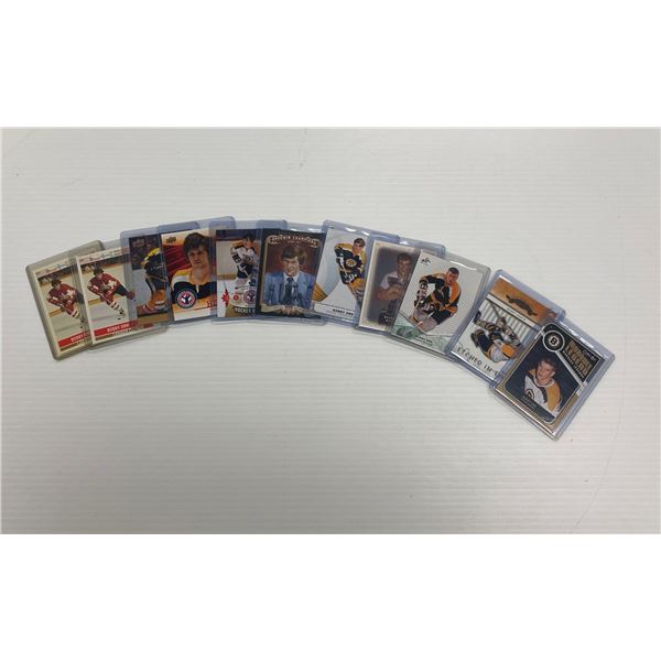 Lot of Aprox 10 Bobby Orr Cards