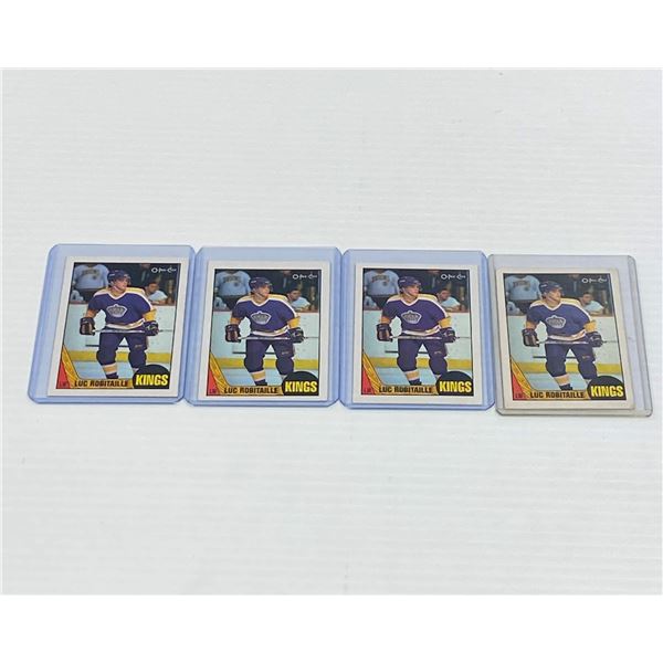 Lot of 4 Luc Robitaille Cards