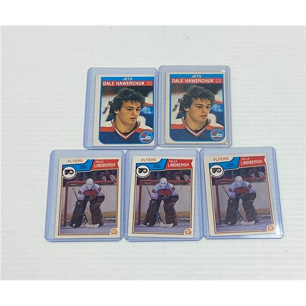 Pelle Lindbergh Rookie cards, Dale Hawerchuck Rookie cards