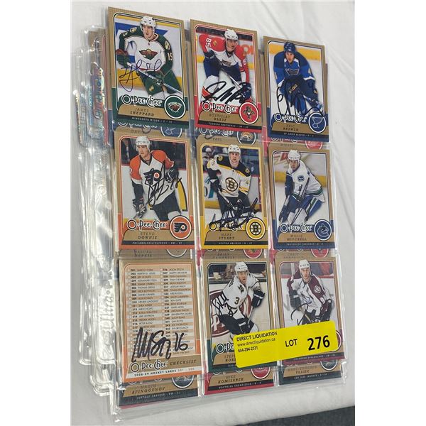 Lot of Aprox 45 Signed Hockey Cards