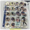 Image 1 : Lot of Hockey Coins and Mini Packages of Cards