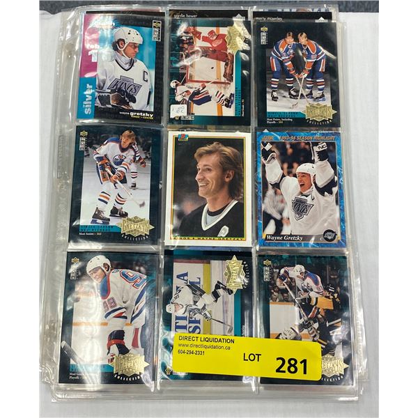 Lot of Aprox 99 NHL Hockey Cards (Wayne Gretzky)