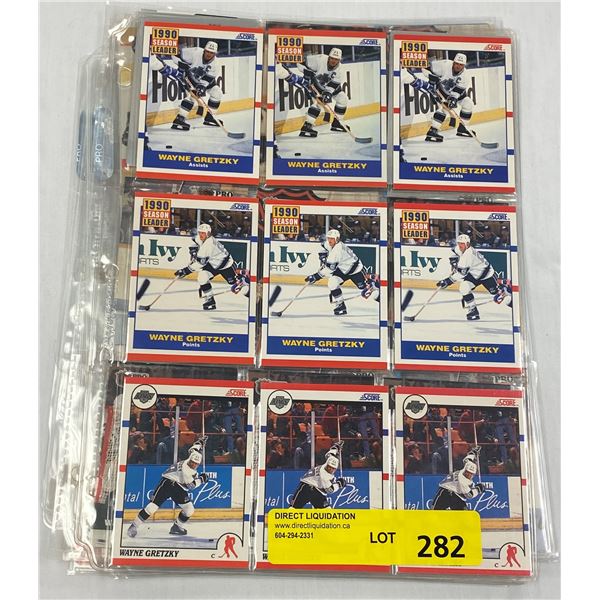 Lot of Aprox 99 NHL Hockey Cards (Wayne Gretzky)