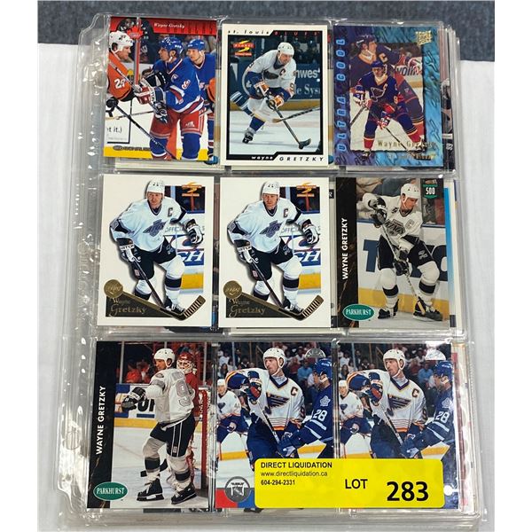 Lot of Aprox 99 NHL Hockey Cards (Wayne Gretzky)