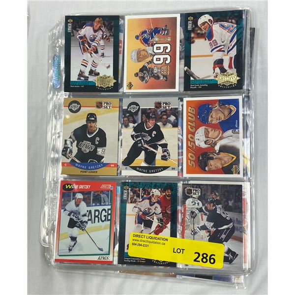 Lot of Aprox 99 NHL Hockey Cards (Wayne Gretzky)