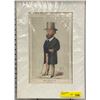 Image 1 : Vanity Fair Cartoon Spy "The Morning Post" w/COA