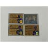 Image 1 : Holograph Hall of Famer Ted Williams + 3 Studio Gold Blue Jay Cards