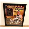 Image 1 : Framed Randy Johnson National Baseball Hall of Fame Class of 2015 print - approx. 12in x 15in