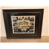 Image 1 : Framed Garden of Champions Home of the Toronto Maple Leafs 1931-1999 print signed by Johnny Bower - 