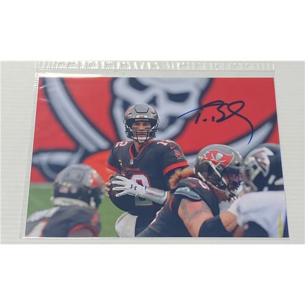 Tom Brady Signed Photo 12x8" w/COA