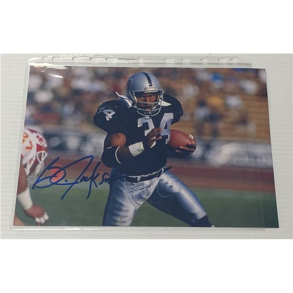 Bo Jackson Signed Photo 12x8" w/COA