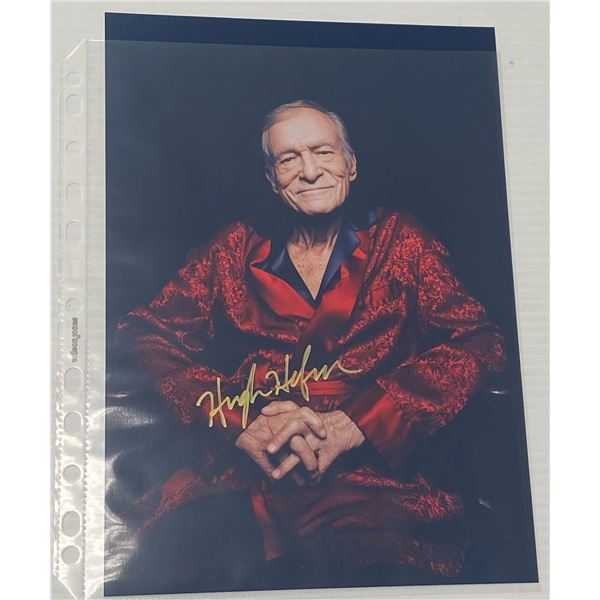 Hugh Heffner Signed Photo 12x8" w/COA