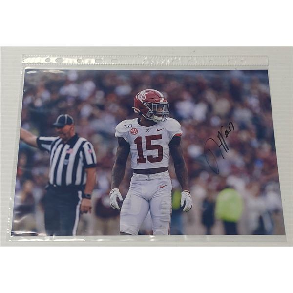 Jaylen Waddle Signed Photo 12x8" w/COA