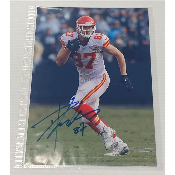 Travis Kelce Signed Photo 12x8" w/COA