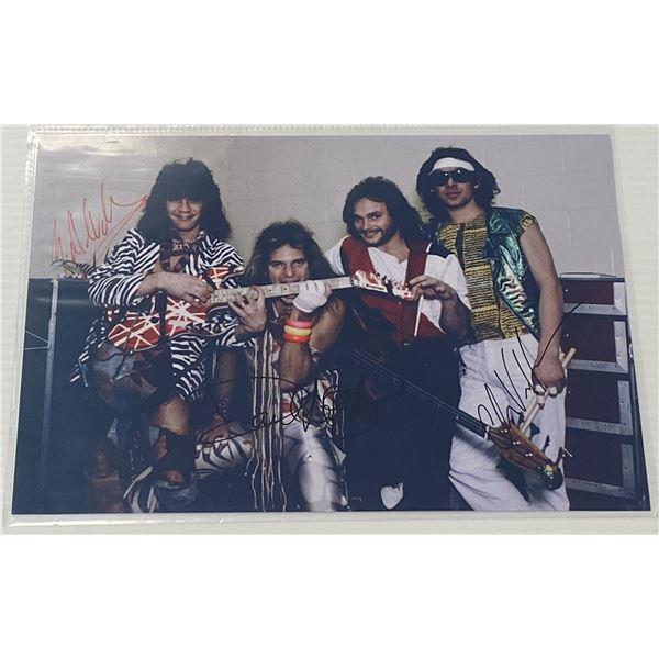 Van Halen Signed Photo 12x8" w/COA