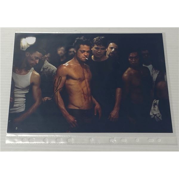 Brad Pit Fight Club Signed Photo 12x8" w/COA