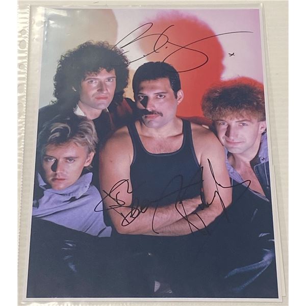 Queen Signed Photo 12x8" w/COA