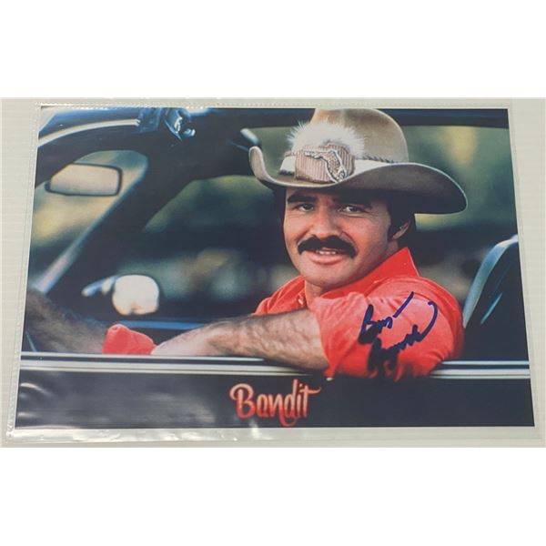 Burt Reynolds Signed Photo 12x8  w/COA