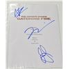 Image 1 : Hunger Games Catching Fire Script Cover Signed 12x8" w/COA (Liam Hemsworth, Jennifer Lawrence, Josh 
