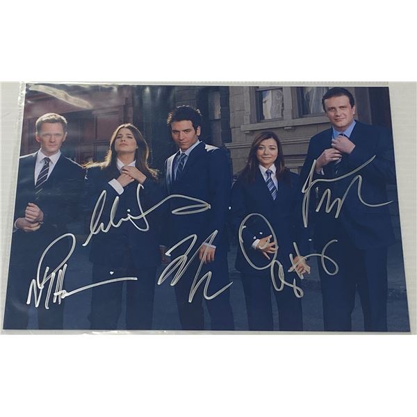 How I Met Your Mother Signed Photo 12x8" w/COA (Signed by Cast)