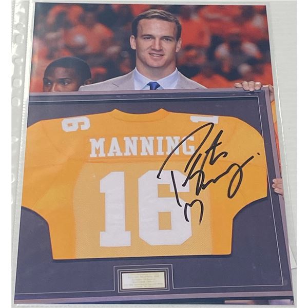 Peyton Manning Signed Photo 12x8" w/COA
