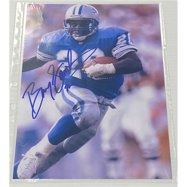 Barry Sanders Signed Photo 12x8" w/COA