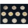 Image 2 : Official Super Bowl XXX Proof Gold Plated and Silver Coin Set w/COA