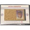 Image 2 : Commemorative Jackie Robinson Stamp and Gold Stamp Numbered 462