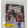 Image 1 : 3 Signed Photos 8x10" w/COA (Luc Robatille, Al  McInnis, Scott Niedermayer)