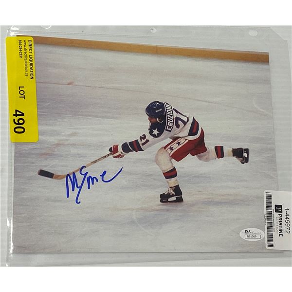 3 Signed Photos 8x10" w/COA (Zdeno Chara, Phillip Danult, Mike Eruzione)