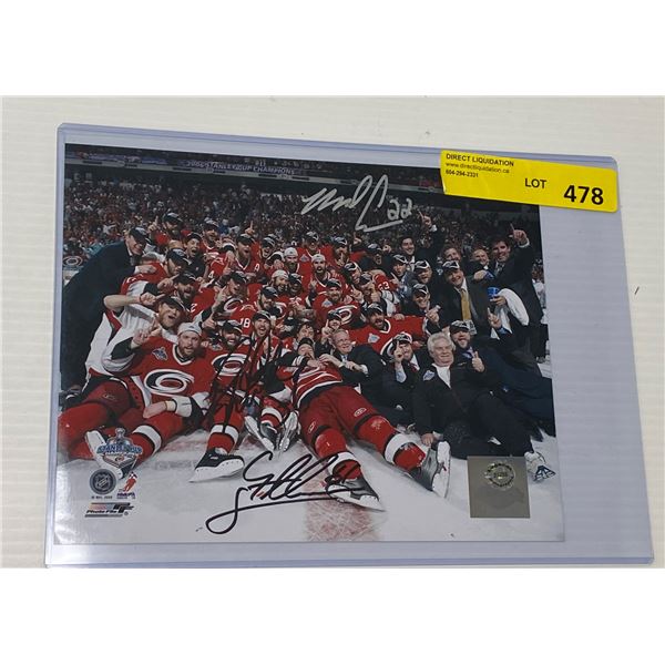 Signed 8x10" Stanley Cup Champions Photo