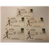 Image 1 : Group of 4 highly collectible Louis Henry Gehrig post stamps