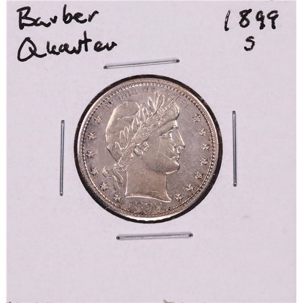 1899-S Barber Quarter Coin