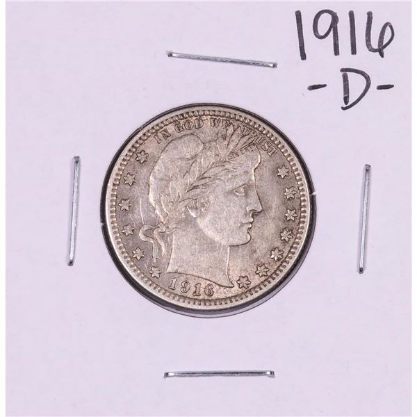 1916-D Barber Quarter Coin
