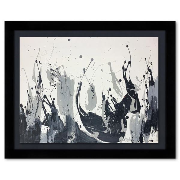 Jenik Cook Framed Original Acrylic Painting Hand Signed Letter Of Authenticity