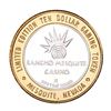Image 2 : .999 Silver Rancho Mesquite Casino Nevada $10 Casino Limited Edition Gaming Token