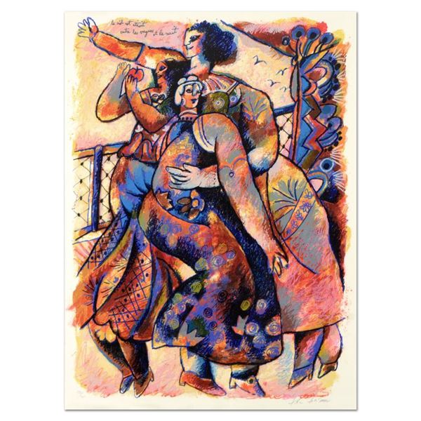 Tobiasse (1927-2012) "Le Ciel Est Etroit Entre Les Vagues Et La Nuit"