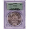 Image 1 : 1880-CC $1 Morgan Silver Dollar Coin PCGS MS63 Old Green Holder