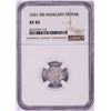 Image 1 : 1631 KB Hungary Denar 'Madonna and Child' Coin NGC XF45