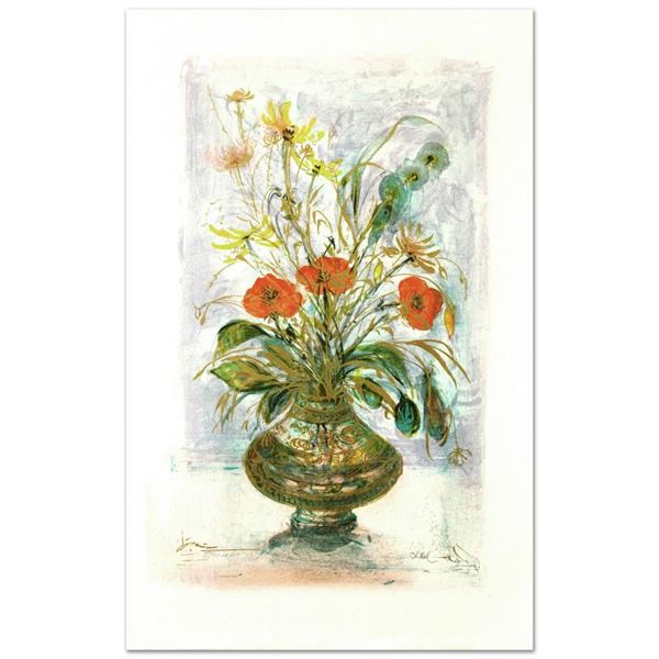 Hibel (1917-2014) "Amapola" Limited Edition Lithograph On Rice Paper
