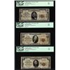 Image 1 : 1929 $5/10/20 Citizens NB Washington, PA CH# 3383 National Currency Notes PCGS F12