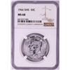 Image 1 : 1966 SMS Kennedy Half Dollar Coin NGC MS68