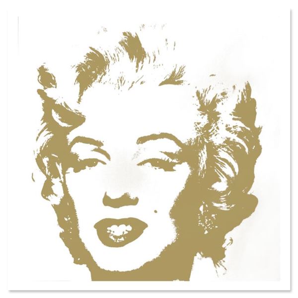 Andy Warhol "Golden Marilyn 1141" Limited Edition Serigraph On Board