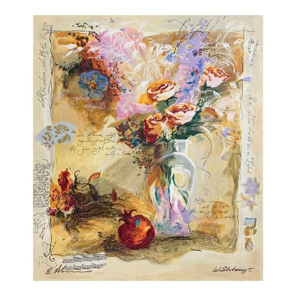 Alexander & Wissotzky "Lavender Bouquet" Limited Edition Serigraph On Canvas