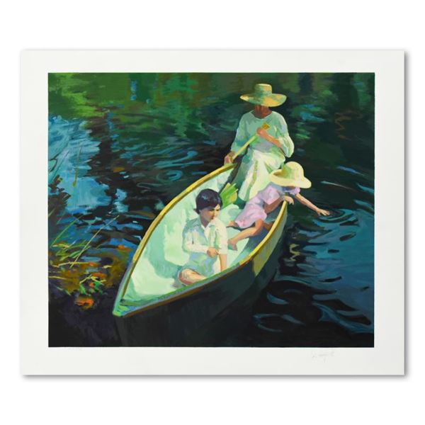 Don Hatfield "Boating" Limited Edition Serigraph On Paper