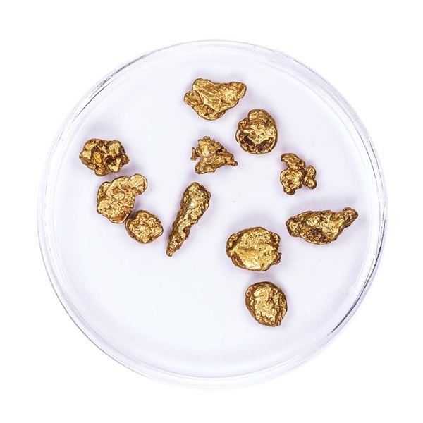 Lot of Gold Nuggets 4.57 grams Total Weight