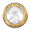 Image 1 : .999 Silver State of Colorado Collectors Series Blue Columbine Gaming Token