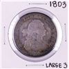 Image 1 : 1803 Large 3 $1 Draped Bust Half Dollar Coin
